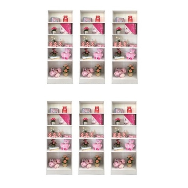 Estante De Prateleiras Maquiagem Biju Lojas Salão - 6 Pçs - B