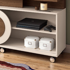 Estante De Tv 55 Pol 136cm Nami Castanho/off White H01 - D'ro