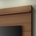 Estante De Tv 55 Pol 136cm Nami H01 - D'rossi - Castanho E Of