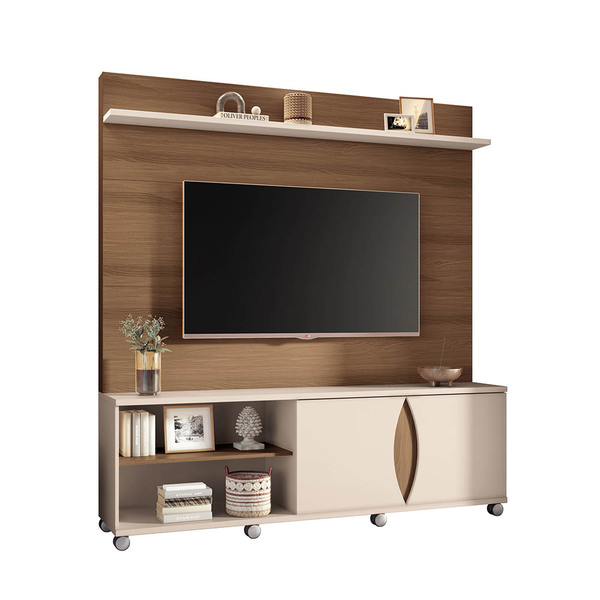 Estante De Tv 55 Pol 180cm Para Sala Allie H01 - D'rossi - Ca