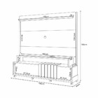 Estante De Tv 65 Pol 180cm 2 Portas Helen Cinamomo/off White