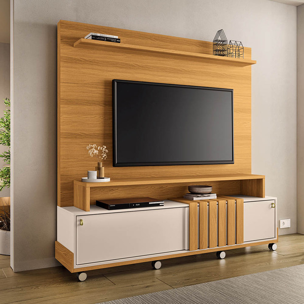 Estante De Tv 65 Pol 180cm 2 Portas Helen H01 - D'rossi - Cin