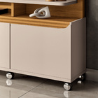 Estante De Tv 70 Pol 180cm Mabel Off White/cinamomo H01 - D'r