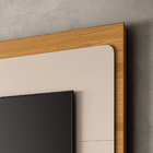 Estante De Tv 70 Pol 180cm Mabel Off White/cinamomo H01 - D'r