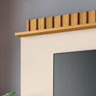 Estante De Tv 70 Pol 200cm Ripado Jane H01 - D'rossi - Off Wh