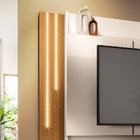 Estante De Tv 75 Pol 240cm Fany Off White/cinamomo H01 - D'ro