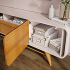 Estante De Tv 85 Pol 220cm Dany H01 - D'rossi - Cinamomo E Of