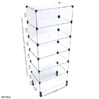 Estante De Vidro Modulado - 0,50 X 1,30 X 0,30