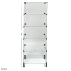 Estante De Vidro Modulado - 0,50 X 1.60 X 0,30