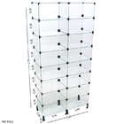 Estante De Vidro Modulado - 0,80 X 1,70 X 0,30