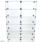 Estante De Vidro Modulado - 0,80 X 1,70 X 0,30