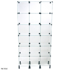 Estante De Vidro Modulado - 0,90 X 1.90 X 0,30