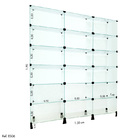 Estante De Vidro Modulado - 1,50 X 1.90 X 0,40