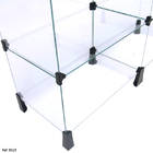 Estante De Vidro Modulado - 1.00 X 1,30 X 0,30