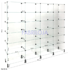 Estante De Vidro Modulado - 2,00 X 1.90 X 0,30