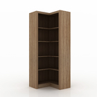 Estante Decorativa Madeira Amêndoa 30,1x177,2x11,8cm Tenco Mobili