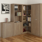 Estante Decorativa Madeira Amêndoa 30,1x177,2x11,8cm Tenco Mobili
