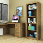 Estante Decorativa Madeira Amêndoa 30,5x176,5x8,4cm Tecno Mobili