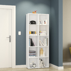 Estante Decorativa Madeira Branca 185,7x74x31cm Caracol Politorno