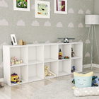 Estante Decorativa Madeira Branca 185,7x74x31cm Caracol Politorno