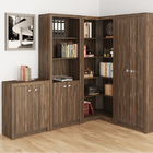 Estante Decorativa Madeira Nogal 30,1x177,2x11,8cm Tenco Mobili