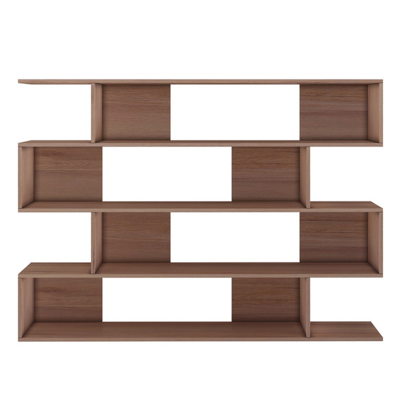 estante mdf estante decorativa madeira 4 nichos mezzo 107x150x30cm estante mdf estante decorativa madeira 4 nichos mezzo 107x150x30cm