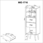 Estante Decorativa Para Quarto Infantil Nina Amendoa/off White