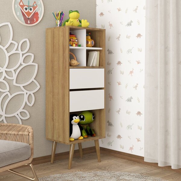Estante Decorativa Para Quarto Infantil Nina Amendoa/off White