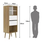 Estante Decorativa Para Quarto Infantil Nina Amendoa/off White