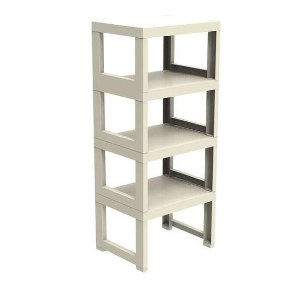 Estante Demi Quadra Com 4 Prateleiras Fendi