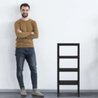 Estante Demi Quadra Com 4 Prateleiras Preta