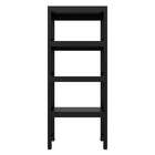 Estante Demi Quadra Com 4 Prateleiras Preta