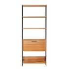 Estante Dijon 1 Pt Freijó E Preta