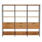 Estante Dijon 2 Pt 2 Gv Freijó E Preta