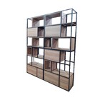 Estante Divisória 240x200x40cm - Tubo 2020 + Mdf - Estdiv2402