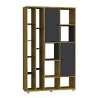 Estante Divisória Freijó E Preta