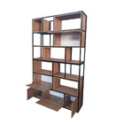 Estante Divisória Grande 3/4  240x150x40cm  - Preto + Carvalh