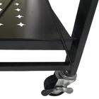 Estante Dobravel Carrinho Prateleira Organizador Rodas Monta