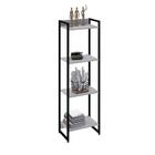 Estante Dynamica 45x30x146cm C/04 Prateleiras Branco Chess /