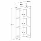 Estante Dynamica 60x30x146cm C/04 Prateleiras