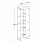 Estante Dynamica 60x30x187cm C/05 Prateleiras