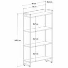 Estante Dynamica 80x30x146cm C/04 Prateleiras