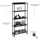 Estante Dynamica 80x30x187cm C/05 Prateleiras