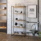 Estante Dynamica 80x30x187cm C/05 Prateleiras