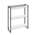 Estante Dynamica Industrial 3 Nichos 80 Cm - Branco/preto