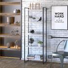 Estante Dynamica Industrial 4 Nichos 60 Cm - Branco/preto