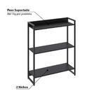Estante Dynamica Industrial 80 Cm - Preto