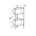 Estante Easy Cacau E Branco