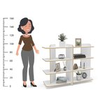 Estante Eco Friendly Luna Legno Salinas/borda Branca