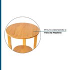 Estante Em Madeira Maciça Ocre Yescasa Amêndoa